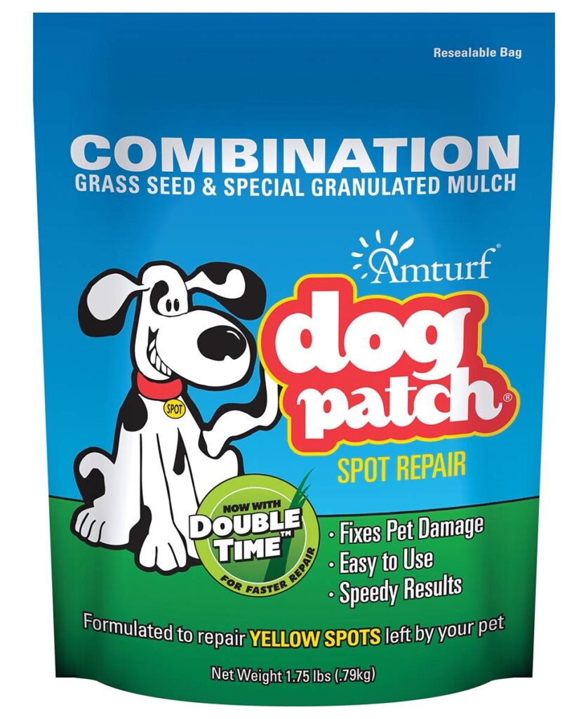 Amturf: Dog Patch® Combo with Ultra Revive™ easy spray-on soil conditioner.